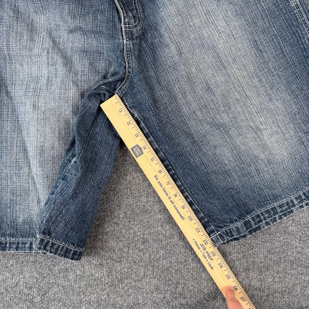 Vintage Southpole Jeans Shorts Mens 36 Blue Denim Jorts Red Tab Baggy Grunge Y2K